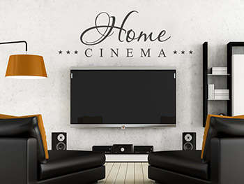 Home Cinema Wandtattoo als trendige Wandgestaltung