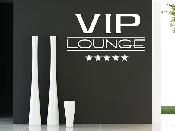 Wandtattoo VIP Lounge