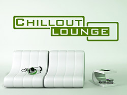 Wandtattoo Wandwort Chillout Lounge