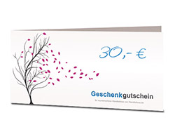 Wandtattoo Geschenkgutschein ber 30 Euro