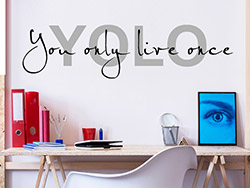 Wandtattoo YOLO - You only live once